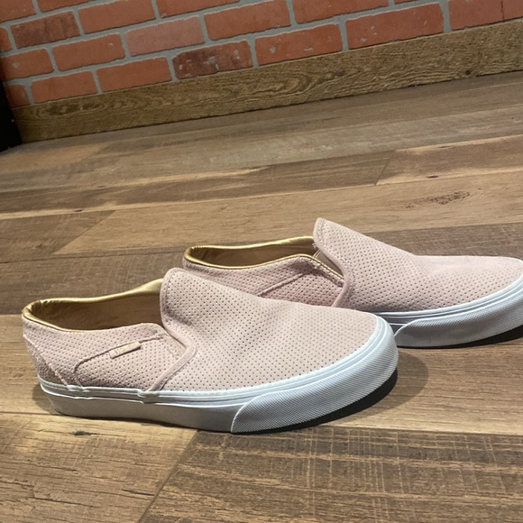 Vans pink slip ons size 8 - Picture 3 of 5